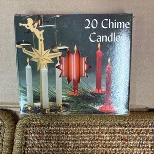 20 Chime / Party / Ritual / Spell candles - orange, New in Box